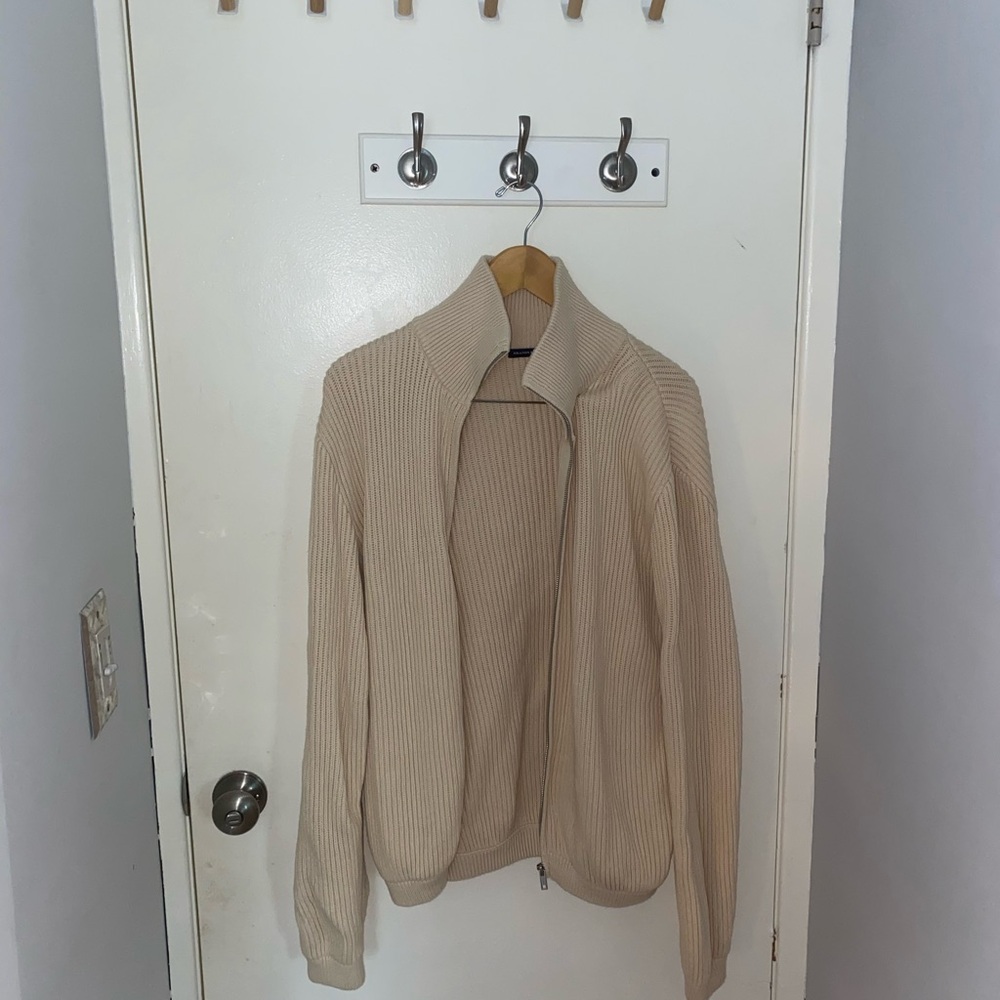 Brandy Melville Cream Ribbed Sweater